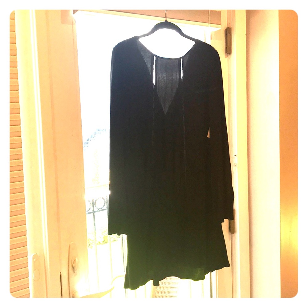 Black tunic dress; tags attached and never worn